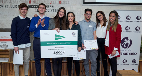 Fundación máshumano entrega los premios al emprendimiento social joven 2018