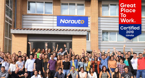 Norauto, reconocida como un 'Gran Lugar para trabajar' por Great Place to Work