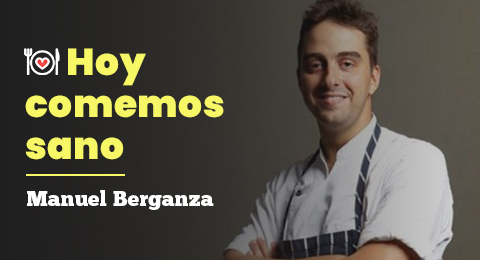 Hoy comemos sano con... Manuel Berganza, Executive Chef de Azotea Grupo: Tirabeques con velute de ave, huevo pochado y foie