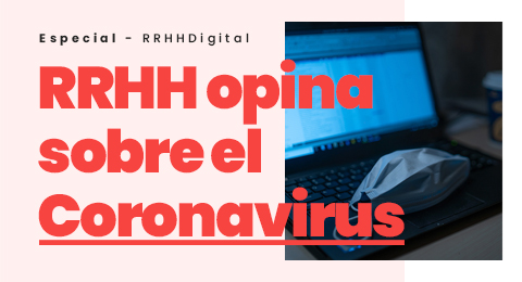'RRHH opina sobre el coronavirus': José Luis Risco (EY), Camilla Hillier-Fry (PeopleMatters), Javier Martín de la Fuente (Grupo Persona) y Pablo Pérez de Lazarraga (BH Fitness)